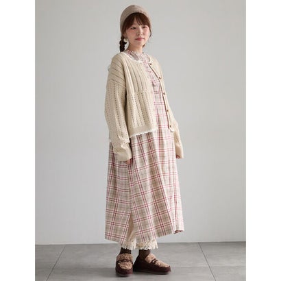 【SA刺繍】ピンタックワンピース （キナリ）｜詳細画像