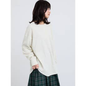 前後2WAYヘンリーネックプルオーバー （キナリ）