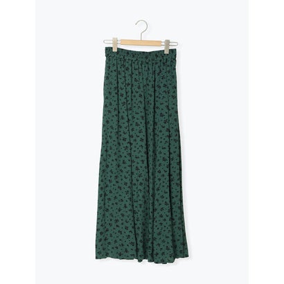 サマンサ モスモス Samansa Mos2 花柄フレアスカート （ブラック）｜詳細画像
