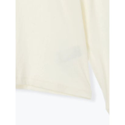 転写プリントロングスリーブTシャツ （チャコールグレー）｜詳細画像