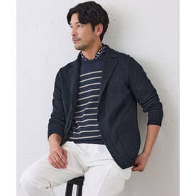 和紙ニットジャケット （ネイビー）