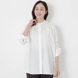 【アルティメイトピマ】ギャザーシャツ （ホワイト）