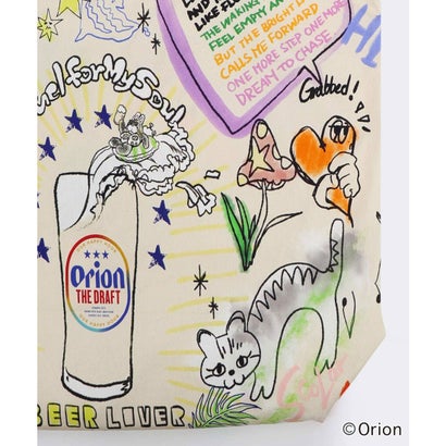 orion×ScoLar 2柄トートバッグ （アイボリー）｜詳細画像