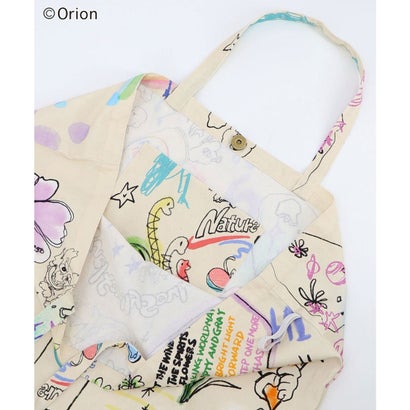 orion×ScoLar 2柄トートバッグ （アイボリー）｜詳細画像