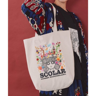 スカラー ScoLar グミスカラーちゃんトートバッグ （アイボリー）｜詳細画像
