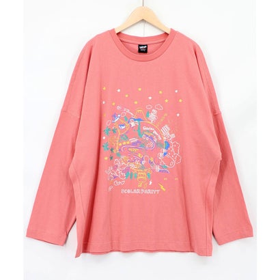 Parityキャラ 惑星ラメプリントTシャツ （ピンク）｜詳細画像