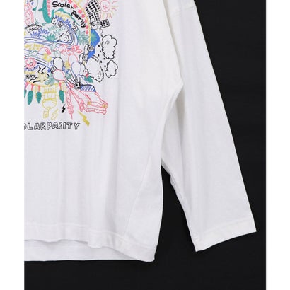Parityキャラ 惑星ラメプリントTシャツ （パープル）｜詳細画像