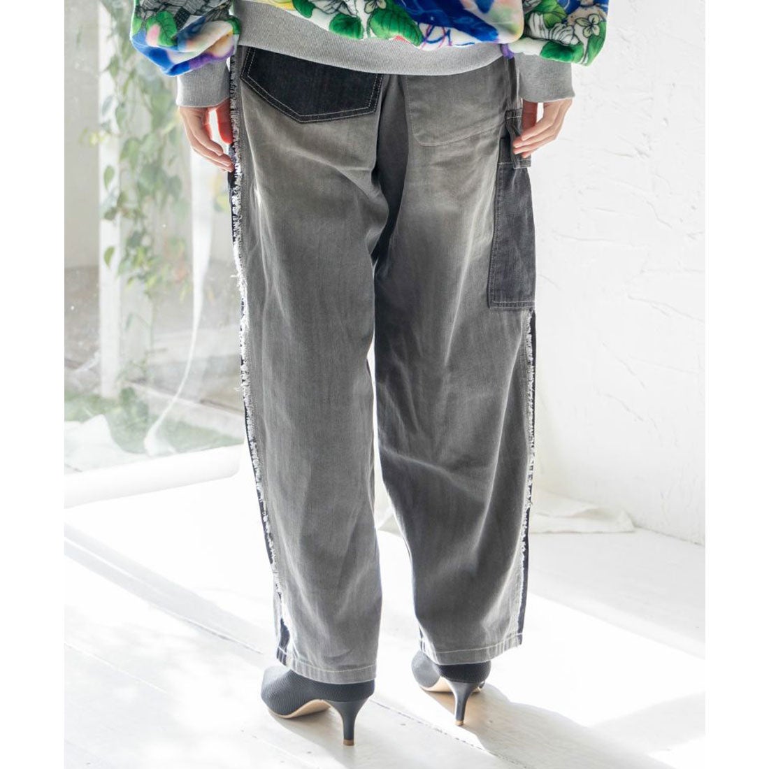 価格で全国 スカラー ScoLarパッチワーク ブラックデニム M 【公式通販】