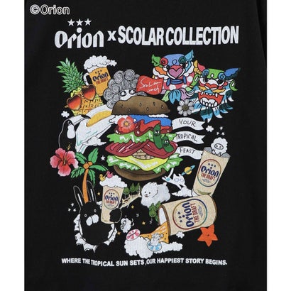 orion×ScoLar Happy Paradise パーカー （ブラック）｜詳細画像