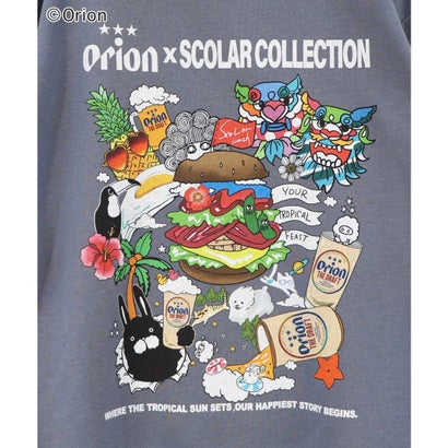 orion×ScoLar Happy Paradise パーカー （ネイビー）｜詳細画像