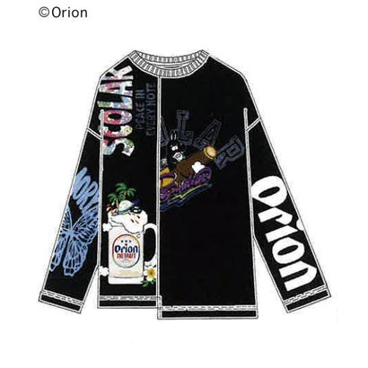 スカラー ScoLar orion×ScoLar GOOD TIME ORION リメイク風T （ブラック）｜詳細画像