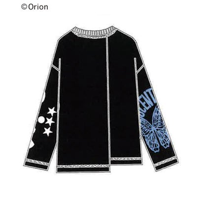 スカラー ScoLar orion×ScoLar GOOD TIME ORION リメイク風T （ブラック）｜詳細画像