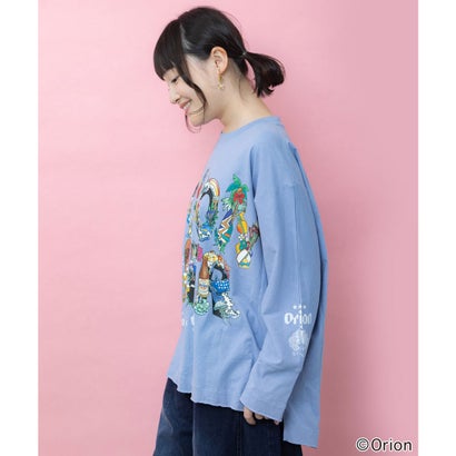 orion×ScoLar ISLAND STORY Tシャツ （ブルー）｜詳細画像