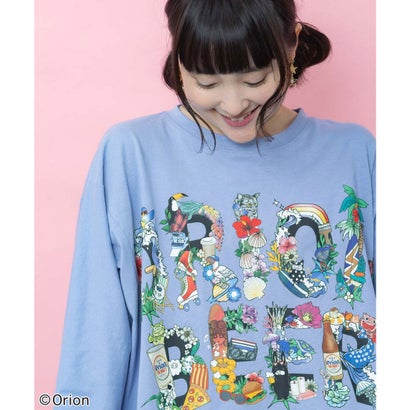 orion×ScoLar ISLAND STORY Tシャツ （ブルー）｜詳細画像