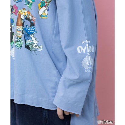 orion×ScoLar ISLAND STORY Tシャツ （ブルー）｜詳細画像