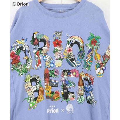 orion×ScoLar ISLAND STORY Tシャツ （ブルー）｜詳細画像