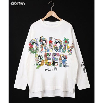 orion×ScoLar ISLAND STORY Tシャツ （オフホワイト）｜詳細画像
