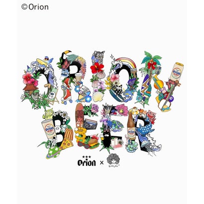orion×ScoLar ISLAND STORY Tシャツ （オフホワイト）｜詳細画像