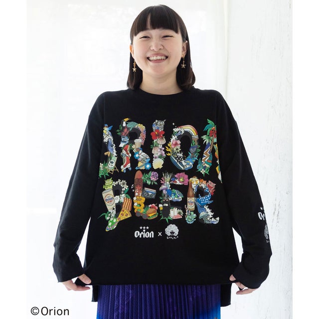 orion×ISLAND STORY Tシャツ （ブラック）
