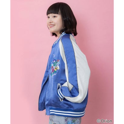 orion×ScoLar リゾートフェス刺繍スカジャン （ネイビー）｜詳細画像