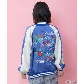 orion×リゾートフェス刺繍スカジャン （ネイビー）