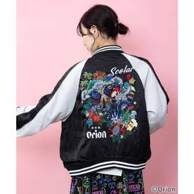orion×リゾートフェス刺繍スカジャン （ブラック）