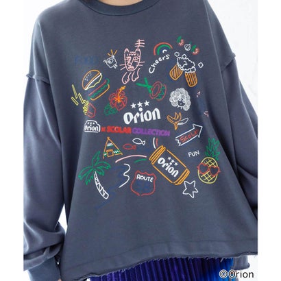 orion×ScoLar 沖縄ネオンラメプリントPO （ネイビー）｜詳細画像