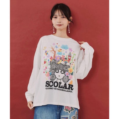 スカラー ScoLar グミスカラーちゃん 発泡プリントTシャツ （ブラック）｜詳細画像
