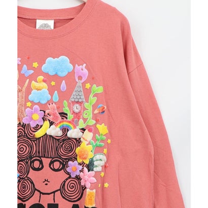 スカラー ScoLar グミスカラーちゃん 発泡プリントTシャツ （オフホワイト）｜詳細画像