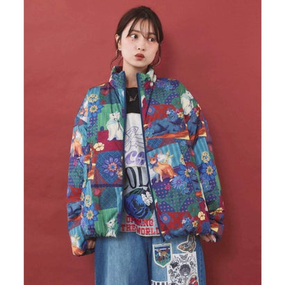 スカラー ScoLar 2柄展開 シンサレート中綿入りブルゾン （ネイビー）｜詳細画像