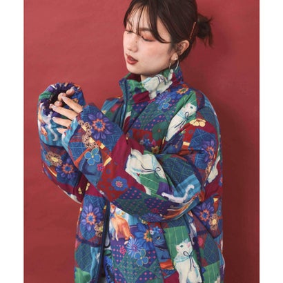 スカラー ScoLar 2柄展開 シンサレート中綿入りブルゾン （ネイビー）｜詳細画像