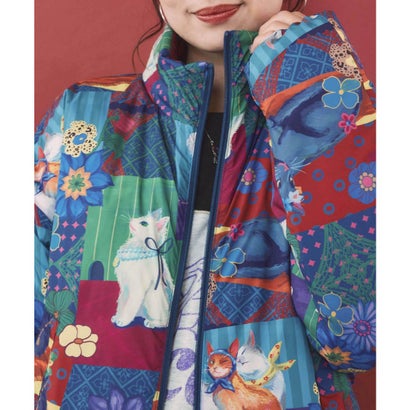 スカラー ScoLar 2柄展開 シンサレート中綿入りブルゾン （ネイビー）｜詳細画像