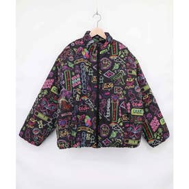 2柄展開 シンサレート中綿入りブルゾン （ブラック）