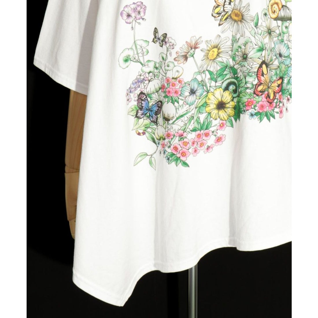 OFF-WHITE フローラル刺繍 アシンメトリー トップス | myglobaltax.com