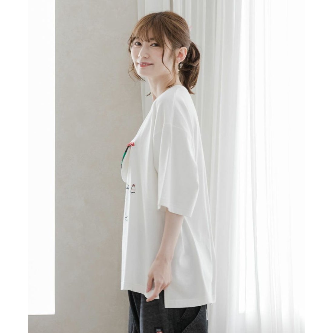 スカラー ScoLar ファスナー開けばスイカ祭り開催！ギミックTシャツ