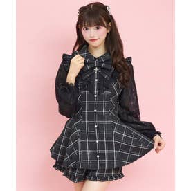 シークレットハニー Secret Honey ラッフル袖レース長袖セットアップ 
