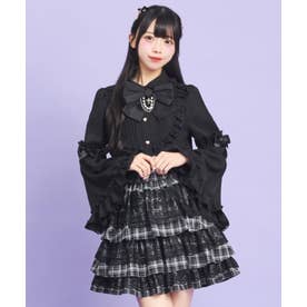 シークレットハニー Secret Honey ヨークフリルフレア袖ブラウス 