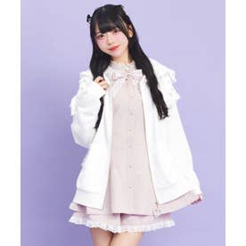 シークレットハニー Secret Honey レースZIPパーカー （ホワイト 