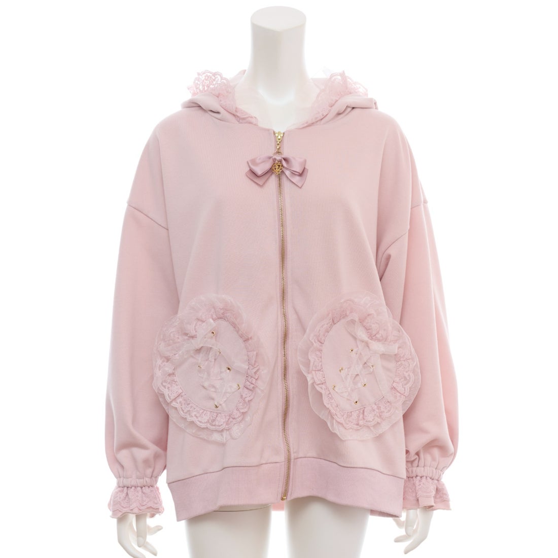 シークレットハニー Secret Honey オーガンジーフリルうさ耳パーカー