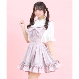 カントリードールバニーちゃんミニバニー付き(グリーンピンクエプロン) シークレットハニー Secret Honey リボン付エプロンジャンドレ