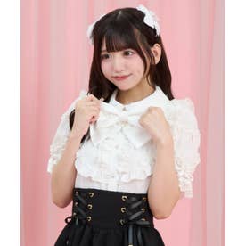 シークレットハニー Secret Honey ハートフリル半袖ブラウス 