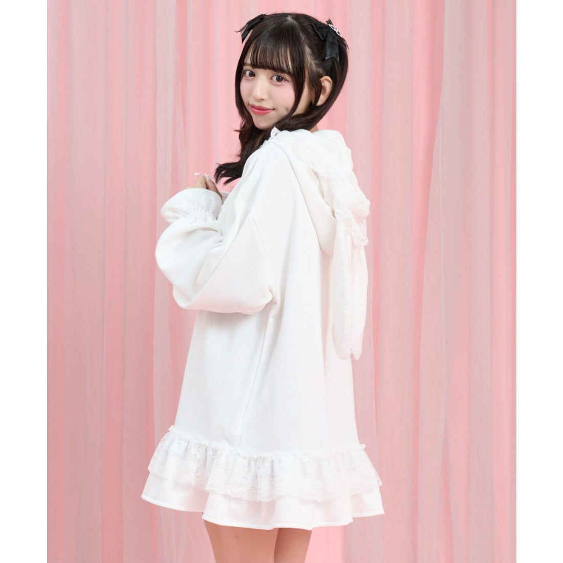 シークレットハニー Secret Honey うさみみパーカーワンピース