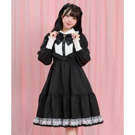 ドーリーミディ丈ワンピース （クロ）
