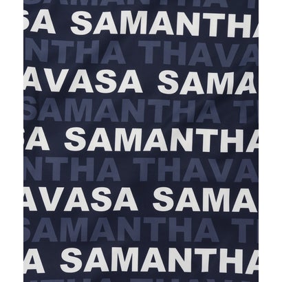 サマンサタバサアンダー25 ナンバー7 Samantha Thavasa UNDER25&NO.7 ボーダーロゴフーディー (ネイビー)｜詳細画像