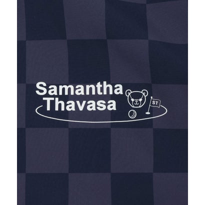 サマンサタバサアンダー25 ナンバー7 Samantha Thavasa UNDER25&NO.7 チェックウインドブレイカー (ネイビー)｜詳細画像