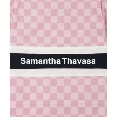 サマンサタバサアンダー25 ナンバー7 Samantha Thavasa UNDER25&NO.7 チェックウインドブレイカー (ピンク)｜詳細画像