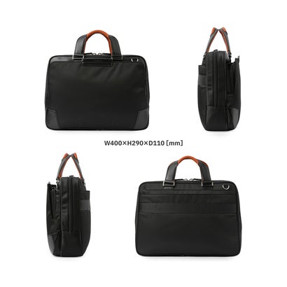 サムソナイト エピッド 4 ブリーフケース Samsonite EPID4 QS3*19001 （ブラック/オレンジ）｜詳細画像