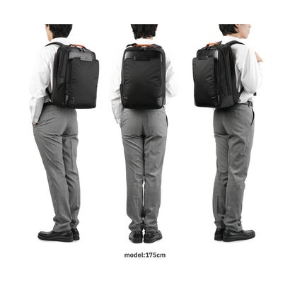 サムソナイト エピッド 4 ビジネスリュック Samsonite EPID4 QS3*19004 （ブラック/オレンジ）｜詳細画像