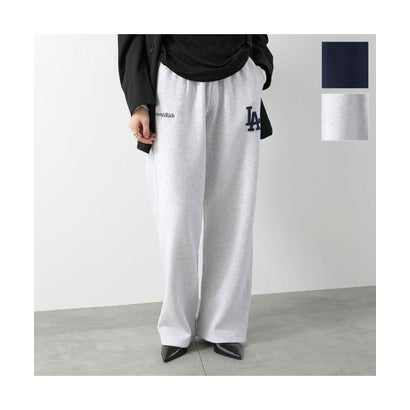 スポーティアンドリッチ Sporty&Rich SPORTY＆RICH スウェットパンツ LA Serif Wide PA071714669 （GY03/HeatherGray-グレー）｜詳細画像