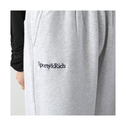 スポーティアンドリッチ Sporty&Rich SPORTY＆RICH スウェットパンツ LA Serif Wide PA071714669 （BL106/DarkNavy-ネイビー）｜詳細画像